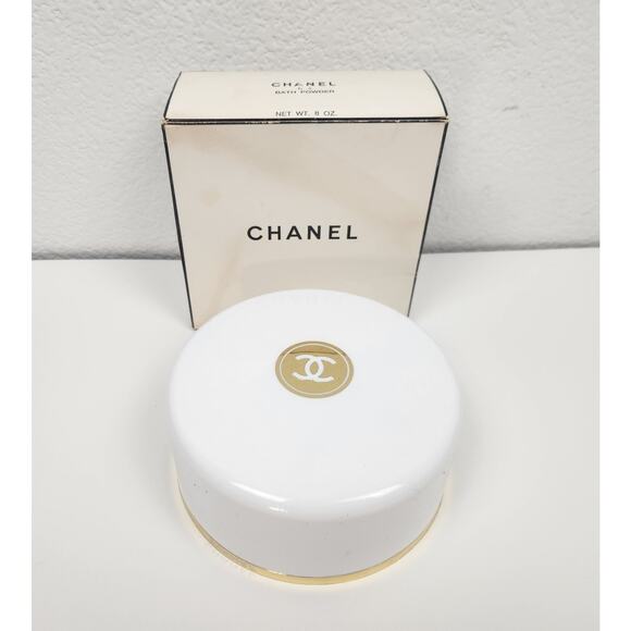 Chanel No 5 Bath Powder 8 oz New in Box With Screen and Puff - Picture 1 of 5